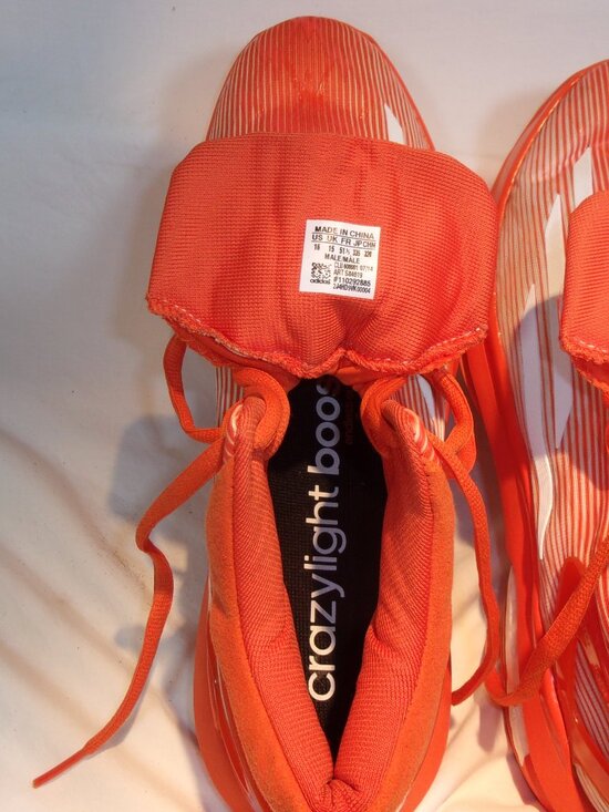 ADIDAS CRAZYLIGHT BOOST US SIZE 16 ORANGE PRE-OWNED ATHLETIC SHOES main image 8